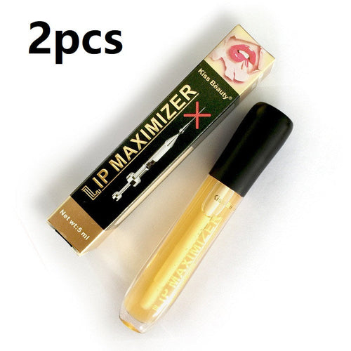 GlossyLuxe Clear Lip Oil Hydrating Smooth Lip Lines Plumping Full Lip