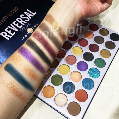 Makeup Eyeshadow Palette Beauty Glazed Reversal Planet 40 Colors Eye
